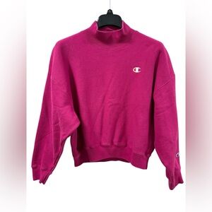 Champion Women's Vibrant Pink turtleneck Sweater